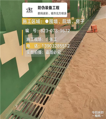 宁夏 例如在抖音上有“迷彩墙，外围墙面挡 - 星空数码迷彩漆施工队