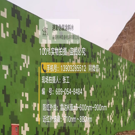 宁夏专业承接园区围墙迷彩喷涂、